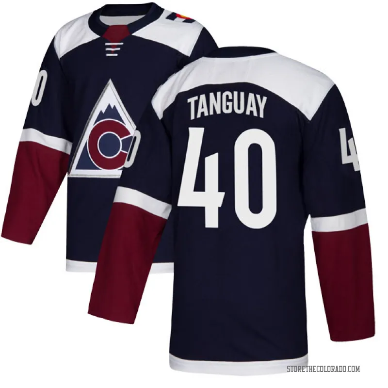 Navy Men's Alex Tanguay Authentic Colorado Avalanche Alternate Jersey