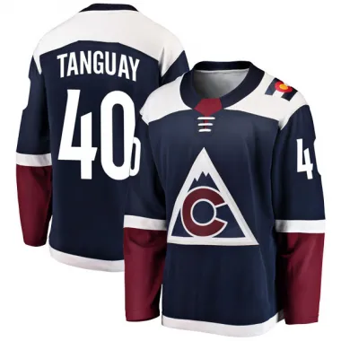 Navy Men's Alex Tanguay Breakaway Colorado Avalanche Alternate Jersey