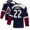 Navy Men's Claude Lemieux Authentic Colorado Avalanche Alternate Jersey