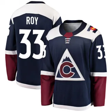 Navy Men's Patrick Roy Breakaway Colorado Avalanche Alternate Jersey