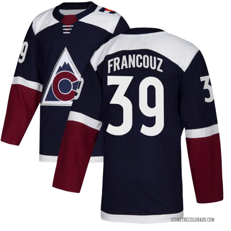 Navy Men's Pavel Francouz Authentic Colorado Avalanche Alternate Jersey