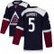 Navy Men's Wyatt Aamodt Authentic Colorado Avalanche Alternate Jersey
