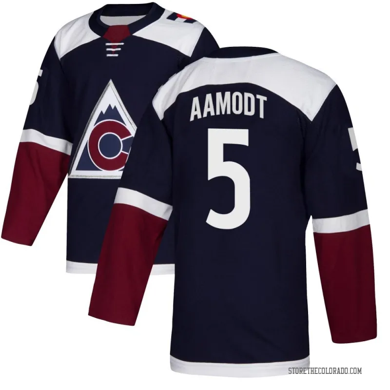 Navy Men's Wyatt Aamodt Authentic Colorado Avalanche Alternate Jersey
