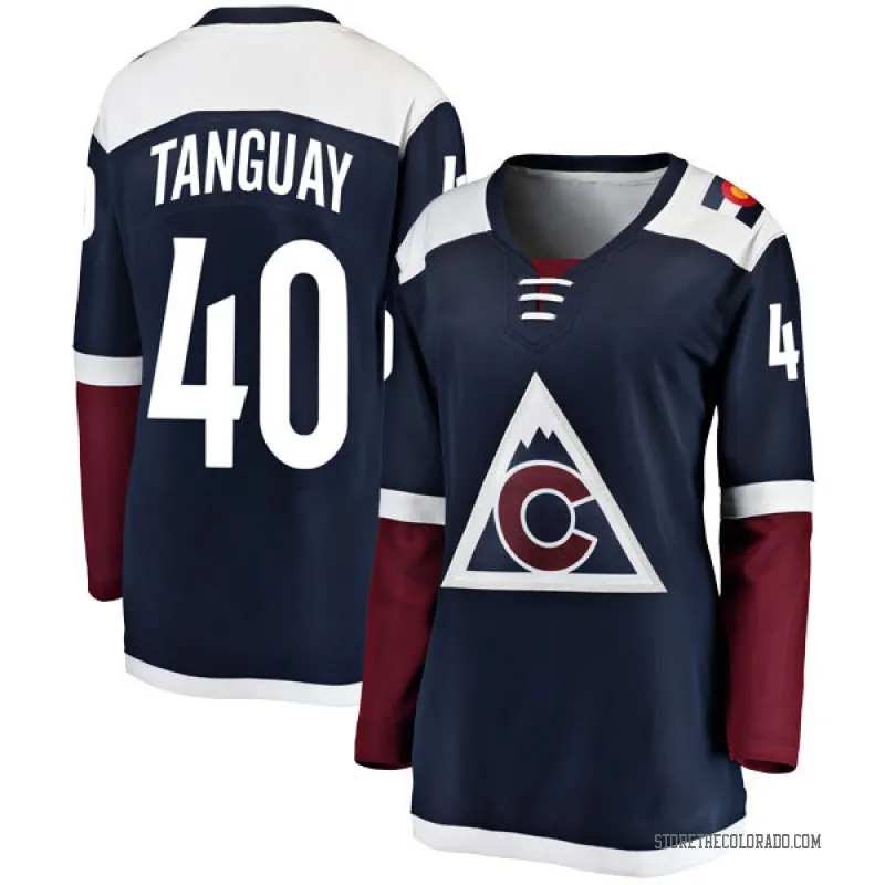 Navy Women's Alex Tanguay Breakaway Colorado Avalanche Alternate Jersey