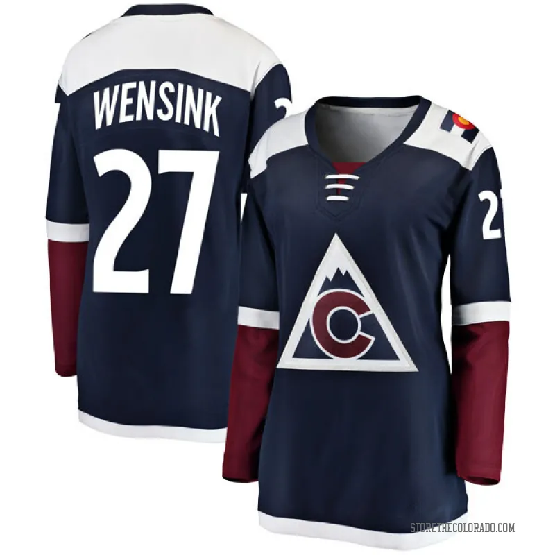 Navy Women's John Wensink Breakaway Colorado Avalanche Alternate Jersey