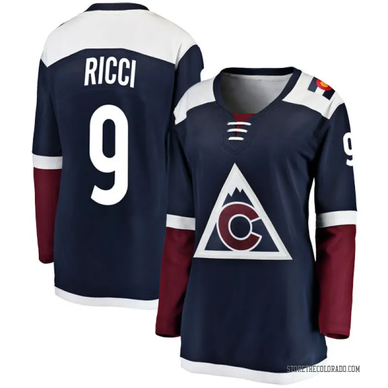 Navy Women's Mike Ricci Breakaway Colorado Avalanche Alternate Jersey