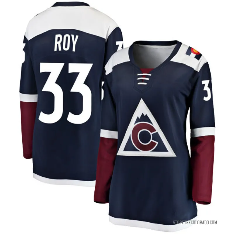 Navy Women's Patrick Roy Breakaway Colorado Avalanche Alternate Jersey