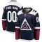 Navy Youth Custom Breakaway Colorado Avalanche Alternate Jersey