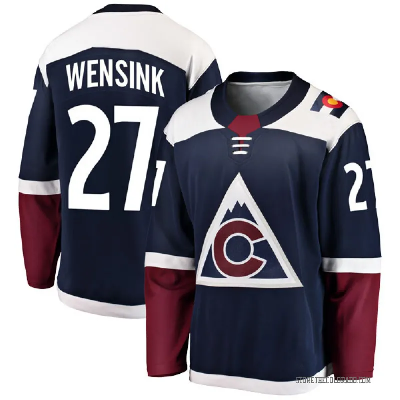 Navy Youth John Wensink Breakaway Colorado Avalanche Alternate Jersey