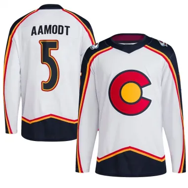 White Men's Wyatt Aamodt Authentic Colorado Avalanche Reverse Retro 2.0 Jersey
