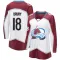 White Women's Chris Drury Breakaway Colorado Avalanche Away Jersey