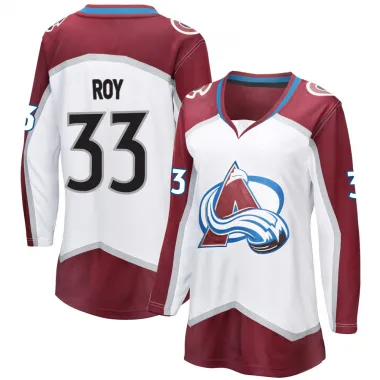 White Women's Patrick Roy Breakaway Colorado Avalanche Away Jersey