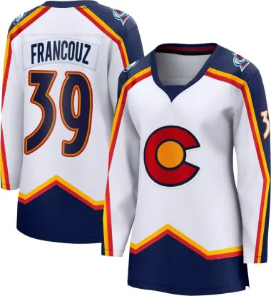 White Women's Pavel Francouz Breakaway Colorado Avalanche Special Edition 2.0 Jersey