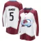 White Women's Wyatt Aamodt Breakaway Colorado Avalanche Away Jersey