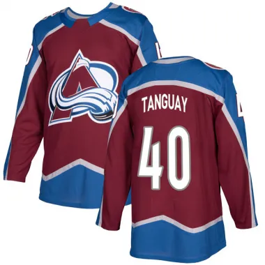 Men's Alex Tanguay Authentic Colorado Avalanche Burgundy Home Jersey