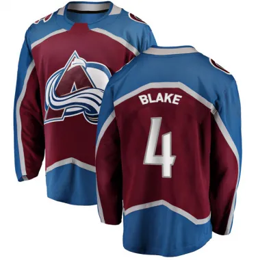 Men's Rob Blake Breakaway Colorado Avalanche Maroon Home Jersey