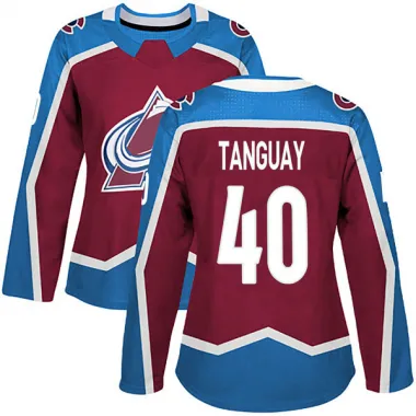 Women's Alex Tanguay Authentic Colorado Avalanche Burgundy Home Jersey