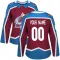 Women's Custom Authentic Colorado Avalanche Burgundy Home Jersey