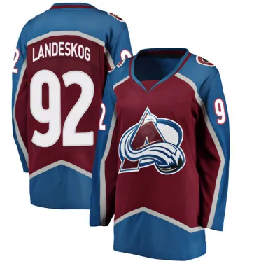 Women's Gabriel Landeskog Breakaway Colorado Avalanche Maroon Home Jersey