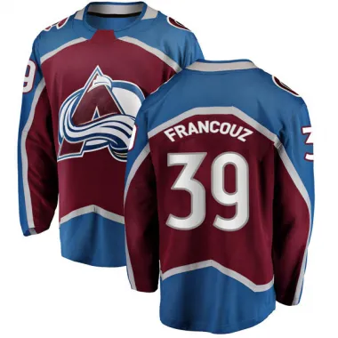 Youth Pavel Francouz Breakaway Colorado Avalanche Maroon Home Jersey
